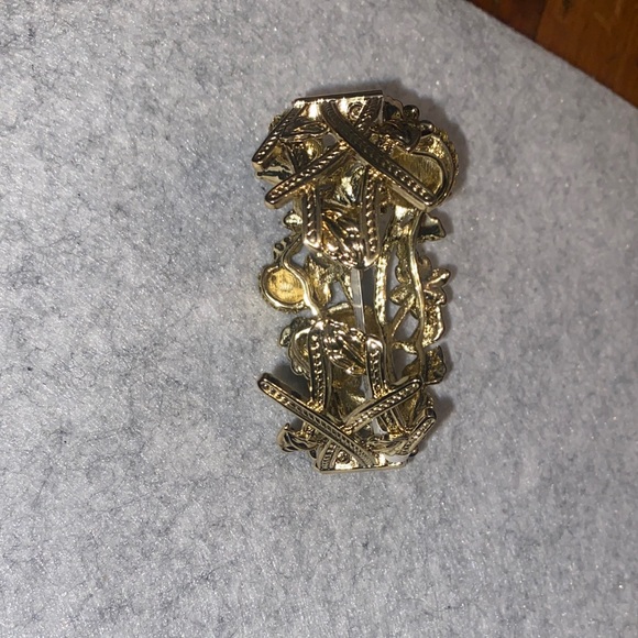 Heidi Daus Gold and Green “A lot of lemons” Earrings and Bracelet Set